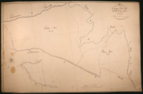 Savigny-Poil-Fol, cadastre ancien : plan parcellaire de la section C dite de la Sarrée, feuille 3