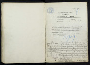 Fourchambault : actes d'état civil (naissances).