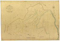 Dun-les-Places, cadastre ancien : plan parcellaire de la section E dite du Parc, feuille 7