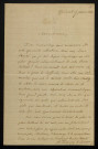TAMIZEY DE LARROQUE (Philippe), à Gontaud-de-Nogaret (Lot-et-Garonne) (1828-1898) : 2 lettres.