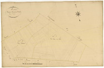 Mesves-sur-Loire, cadastre ancien : plan parcellaire de la section A dite des Brosses, feuille 3