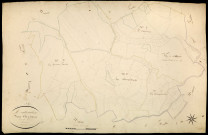 Montreuillon, cadastre ancien : plan parcellaire de la section C dite de Saint-Maurice, feuille 2