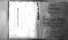 Varennes-lès-Narcy : tables décennales.