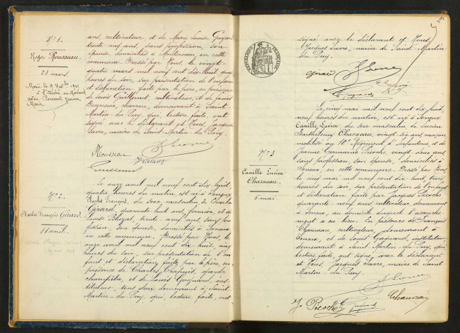 Saint-Martin-du-Puy : actes d'état civil.