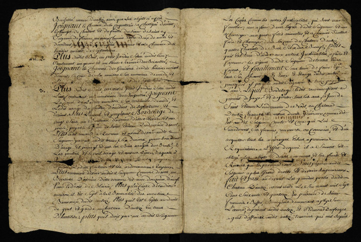 Reconnaissance à terrier par la famille Renault demeurant à Anlezy envers Jean Pierre Damas comte d'Anlezy : copie de minute notariale.