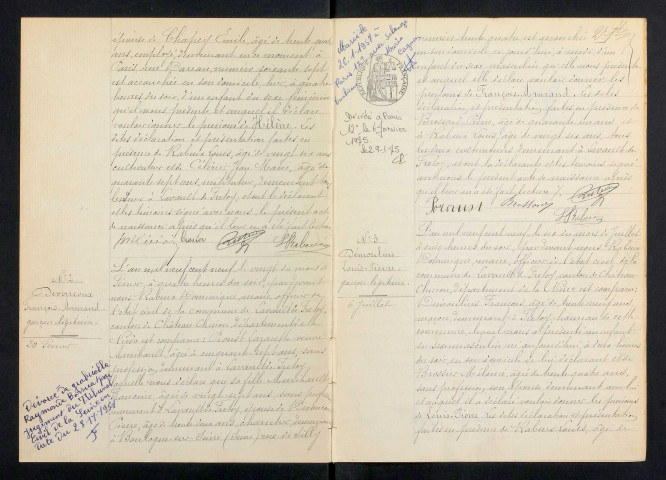 Lavault-de-Frétoy : actes d'état civil.