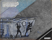 Creusement en terrains ébouleux, protection personnelle par enfilage (schiste friable).