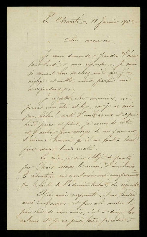 LEBOEUF (Louis Simon), médecin à La Charité-sur-Loire (Nièvre) (né en 1848) : 6 lettres.