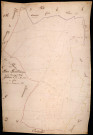 Urzy, cadastre ancien : plan parcellaire de la section E dite du Pont-Saint-Ours, feuille 1