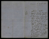 GUIBERT (François), à Urzy (Nièvre) : 3 lettres.