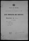 Nevers, Quartier du Croux, 34e section : recensement de 1936
