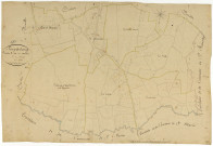 Lurcy-le-Bourg, cadastre ancien : plan parcellaire de la section C dite du Marais, feuille 5