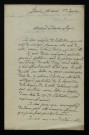 ANDREVETAN (Claude), poète et médecin à La Roche (Haute-Savoie) (né en 1802) : 1 lettre.