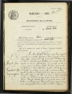 Saint-Éloi : actes d'état civil (mariages).