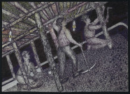 Enlevure, emploi de longeons, vérification de la dureté de la couche.