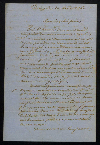 LIZOT (Henri Léon), publiciste, rédacteur à La Fauvette : 7 lettres.