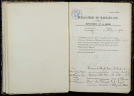 Chitry-les-Mines : actes d'état civil.