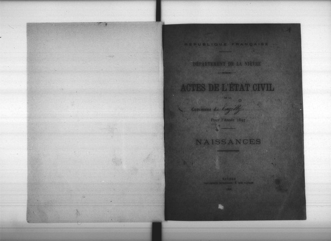 Tazilly : actes d'état civil.
