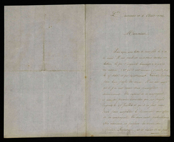 GUIBERT (François), à Urzy (Nièvre) : 3 lettres.