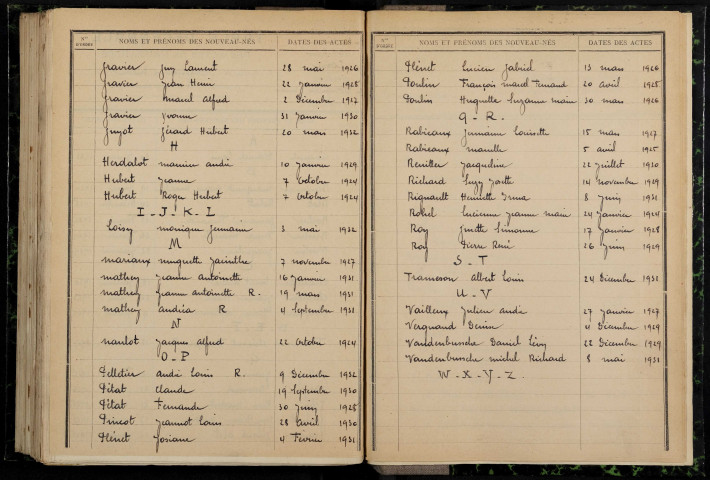 Dompierre-sur-Nièvre : table décennale.