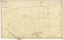 Isenay, cadastre ancien : plan parcellaire de la section B dite d'Isenay, feuille 2
