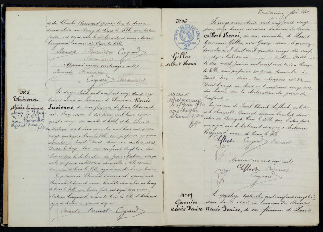 Crux-la-Ville : actes d'état civil.