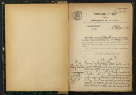 Tracy-sur-Loire : actes d'état civil, table décennale.