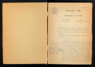 Montigny-en-Morvan : actes d'état civil.