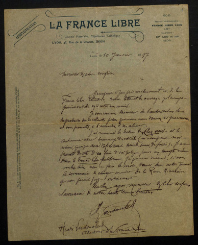 1913 Petite enveloppe locale Tarif des cartes de visite