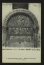 LA CHARITE-SUR-LOIRE (Nièvre) – Tympan de l’un des Portails conservé dans l’Église.