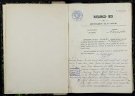 Champlin : actes d'état civil.