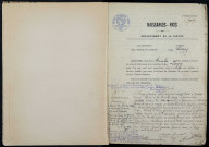 Luzy : actes d'état civil.