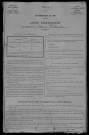 Vandenesse : recensement de 1906