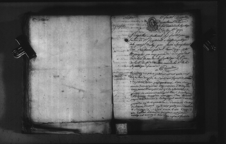 Onlay : actes d'état civil.