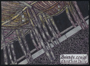 Boisage croisé dans une taille.