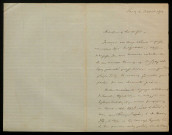 PIÉDAGNEL (Alexandre), écrivain (1831-1903) : 51 lettres, manuscrit.