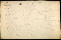 Montreuillon, cadastre ancien : plan parcellaire de la section B dite de Montreuillon, feuille 2