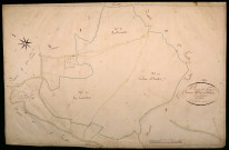 Saint-Léger-de-Fougeret, cadastre ancien : plan parcellaire de la section B dite de Bouteloin, feuille 6