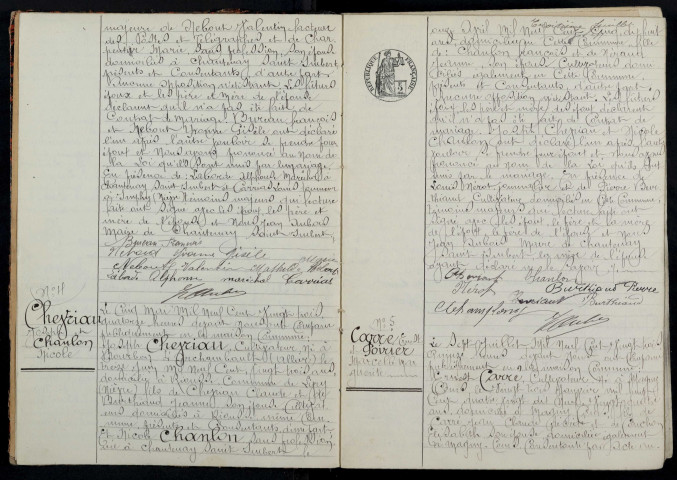 Chantenay-Saint-Imbert : actes d'état civil.