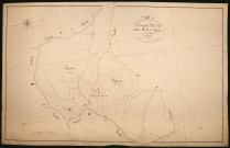 Savigny-Poil-Fol, cadastre ancien : plan parcellaire de la section A dite de Séguret, feuille 3