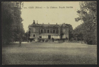 707. CUZY (Nièvre) – Le Château. Façade Sud-Est