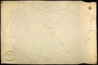 Oulon, cadastre ancien : plan parcellaire de la section B dite de Marolles, feuille 2