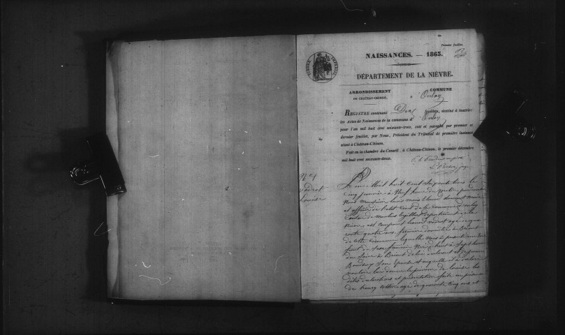 Onlay : actes d'état civil.