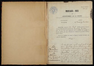 Lucenay-lès-Aix : actes d'état civil (mariages).