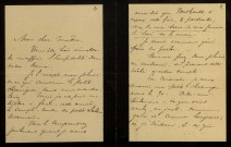 LANGERON (Eugène), employé de préfecture à Nevers, poète et publiciste (1866-1922) : 36 lettres.