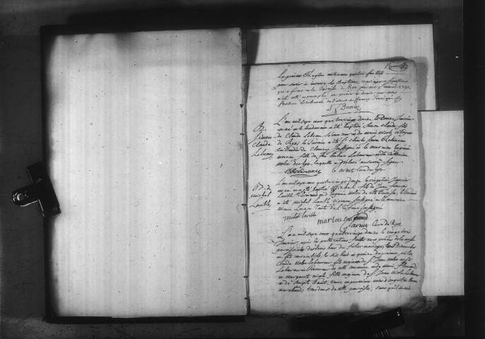 Rix : actes d'état civil.