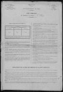 Alluy : recensement de 1881