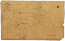 Garchy, cadastre ancien : tableau d'assemblage