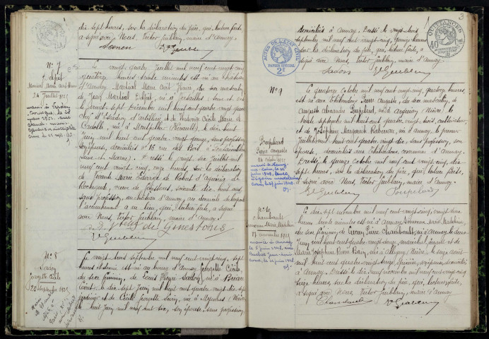 Annay : actes d'état civil.