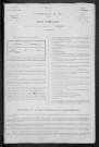 Gâcogne : recensement de 1891